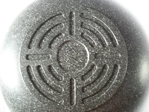 Miniatura 4 de Wok antiadherente de aluminio fundido con revestimiento de mármol de cerámica, 11.8 in (12 pulgadas)