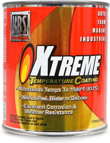 Miniatura 18 de KBS Coatings - Recubrimiento de temperatura Xtreme, color negro azabache , Acero inoxidable