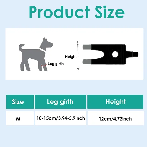 Miniatura 4 de Soporte de pierna de perro para tobillo trasero, soporte de acl para perro para soporte carpiano, manga de pierna de perro para soporte carpiano