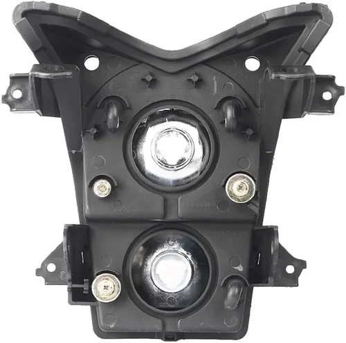 Miniatura 6 de Conjunto de faros delanteros de motocicleta compatible con Kawasaki ER-6N 2009 2010 lente transparente