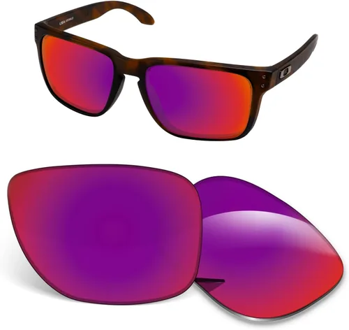 Miniatura 7 de Lentes de repuesto de 0.069 pulgadas compatibles con gafas de sol Oakley Holbrook XL OO9417, resistentes a los arañazos y a los impactos Espejo azul