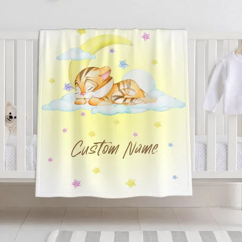 Miniatura 9 de Manta de bebé personalizada para niñas y niños, manta de bebé personalizada con nombre para niños pequeños, niños, ducha, recién nacidos, guardería