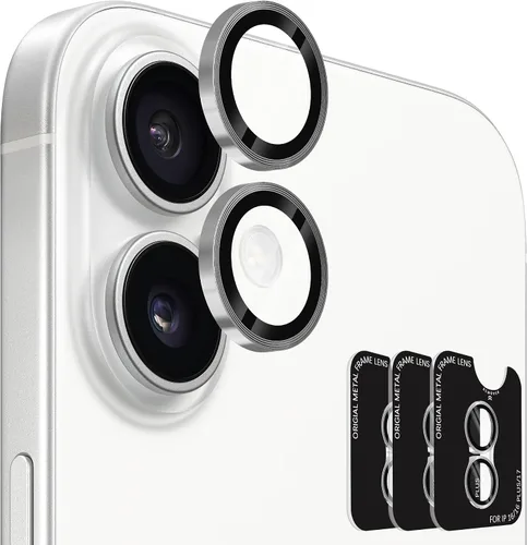 Miniatura 34 de Orzero Protector de lente de cámara compatible con Samsung Galaxy S25, bandeja de instalación de un solo paso, cubierta de vidrio con anillo