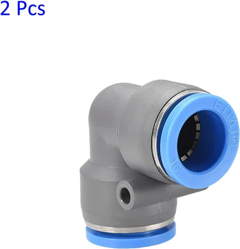 Miniatura 4 de M METERXITY Paquete de 2 codos neumáticos de aire – Empuje de 90 grados para conectar accesorios de aire de conexión rápida, aplicar a la conexión