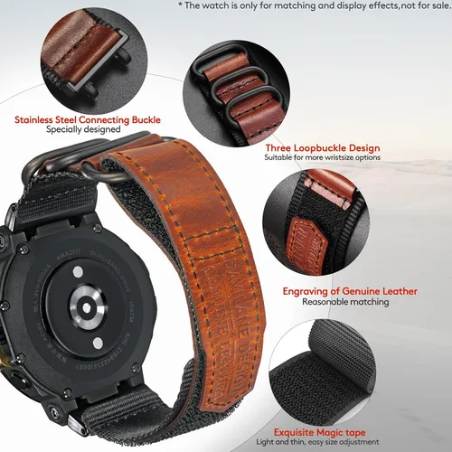 Miniatura 35 de Correa de reloj compatible con Amazfit T-Rex/T-Rex 2/T-Rex Pro/T-Rex Ultra/T-Rex Ultra 2, nuevo diseño de conector mejorado