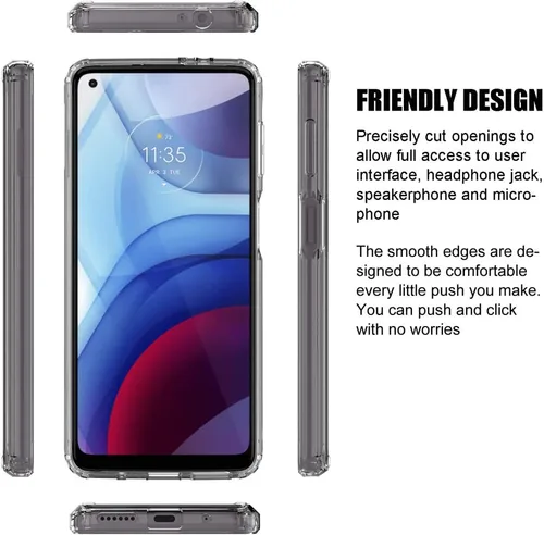 Miniatura 5 de Funda transparente para Motorola Moto G Power (2021) [No para Moto G Power 2020] [Elephant]