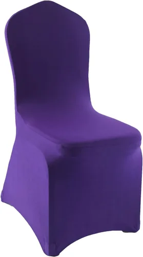 Miniatura 14 de WELMATCH - Fundas elásticas para sillas de elastano negro, 12 fundas elásticas para sillas de boda, fiesta, comedor, buceo (negro, 12)