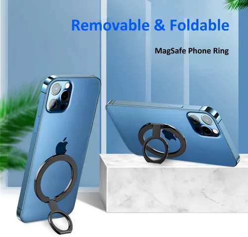 Miniatura 2 de Soporte magnético para iPhone, rotación de 360°, giro de 180°, compatible con iPhone PRO Max, 15 14 Plus, 15, 14, 13, 12, dispositivos Android