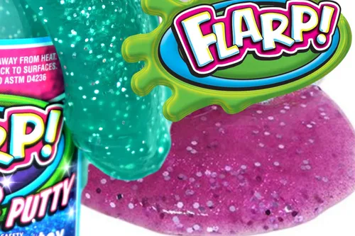 Miniatura 3 de JA-RU Flarp - Masilla con purpurina (1 unidad) – Masilla de ruido perfumada colorida para niños, juguete para aliviar el estrés, recuerdos de fiesta