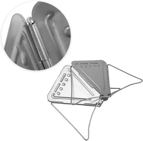 Miniatura 3 de Gotero de café plegable, estante de goteo de café de acero inoxidable portátil para estufa de café gotero de café, filtro de filtro para viajes