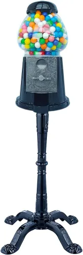 Miniatura 17 de Máquina clásica de chicle/dispensador de dulces, 9 pulgadas - negro