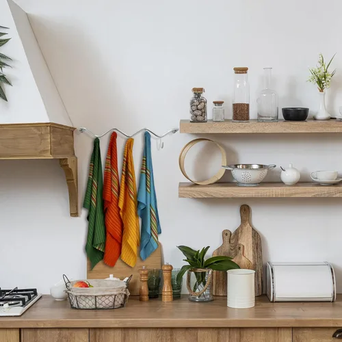 Miniatura 9 de Urban Villa Toallas de cocina 100% algodón para cocina (juego de 4) paños de cocina de 20 x 30 pulgadas, altamente absorbentes, juego de ropa de 002