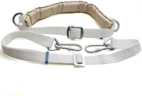 Miniatura 2 de HUAWELL Cinturón de seguridad con cordón ajustable, arnés de escalada de árboles, equipo de protección, kit de protección personal para detención