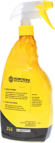 Miniatura 5 de Hunters Specialties Scent-A-Way MAX Field - Spray inodoro Eliminador de aromas de caza, aroma de cubierta para caza de ciervos