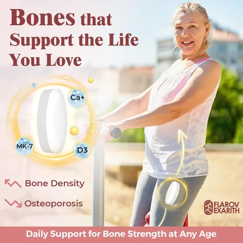 Miniatura 3 de Suplementos articulares para mujeres OsteoCII Renew Triple Strength - Fórmula avanzada para articulaciones, huesos y piel - colágeno, glucosamina