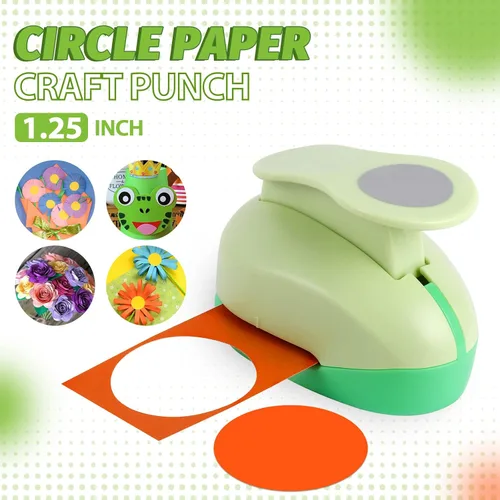 Miniatura 2 de UCEC Perforadora circular, perforadora circular de 1.25 pulgadas, perforadora de papel, perforadora de papel hecha a mano para manualidades, Círculo