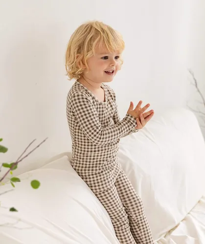 Miniatura 5 de AVAUMA Conjunto de pijama de algodón para bebés y niñas de 6 meses a 7 años