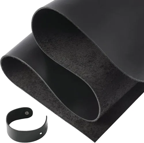 Miniatura 10 de RingSun Hojas de cuero genuino para manualidades de cuero, 12 x 12 pulgadas, cuero de grano completo para herramientas, costura artesanal