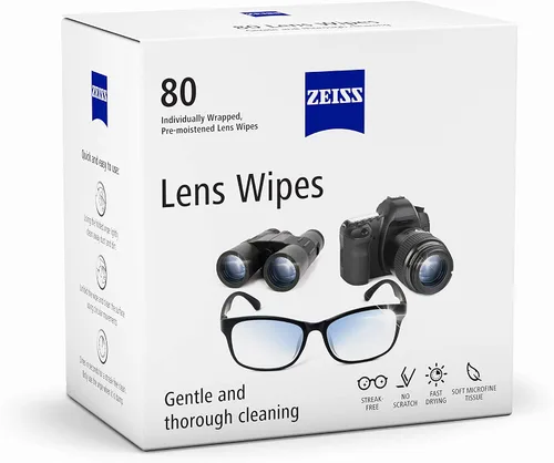 Miniatura 3 de ZEISS - Toallitas de limpieza prehumedecidas para lentes, 80