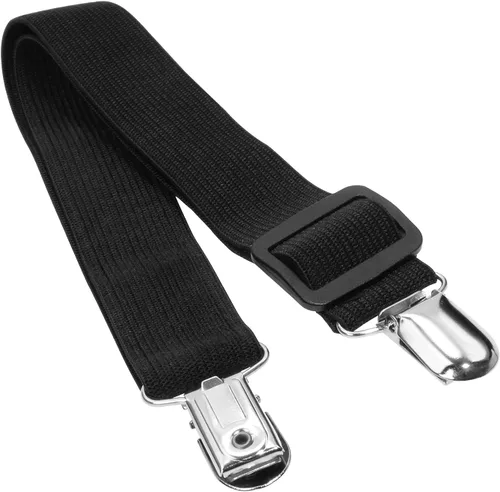 Mini Skater Paquete de 8 tirantes para sábanas ajustables y resistentes, correas de soporte para sábanas largas para camas de tamaño individual,