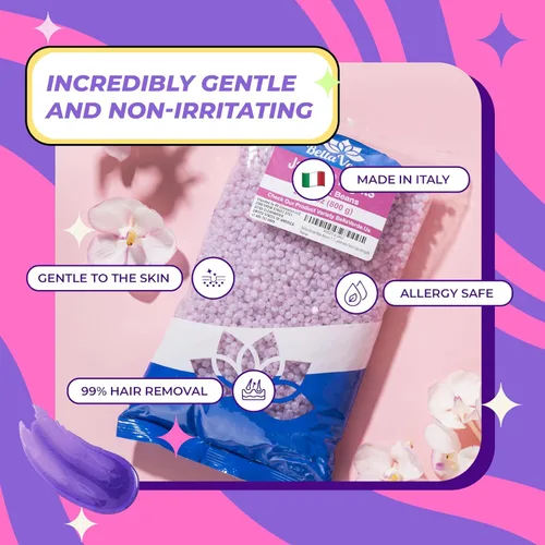 Miniatura 5 de Granos de cera – Perlas de cera dura para depilación – Cera brasileña para el hogar de cejas para hombres y mujeres, 28 onzas