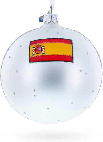 Miniatura 2 de Plaza Mayor, Madrid, España, Bola de Cristal Adorno de Navidad 4 Pulgadas