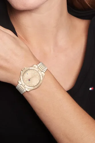 Miniatura 4 de Tommy Hilfiger Reloj de pulsera con clavel chapado iónico para mujer color clavel modelo 1782514 Carnation