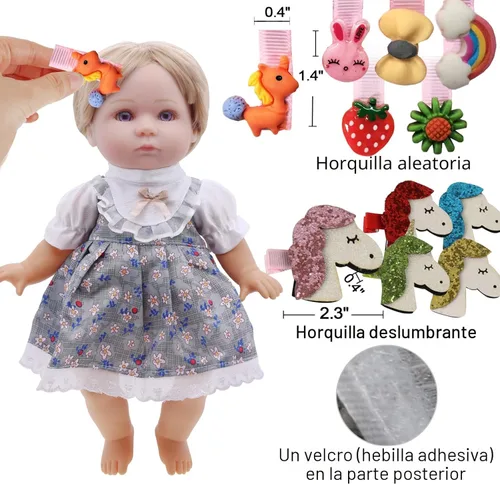 Miniatura 4 de Alive - Ropa y accesorios para muñecas de bebé, 12 juegos de ropa de muñeca para muñecas de 12, 13, 14, 15, 16 pulgadas, ropa de muñeca de bebé