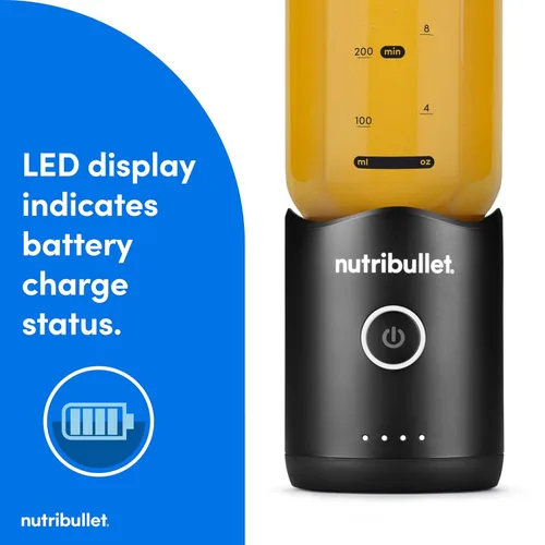 Miniatura 4 de Batidora portátil nutribullet Flex 22oz 2Pack NBPB30200AKAW, Negro & Blanco
