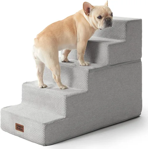 Miniatura 33 de EHEYCIGA Escaleras para perros pequeños de 13.5 pulgadas de alto, escalones para perros de 3 escalones para sofá y silla, escalones para mascotas