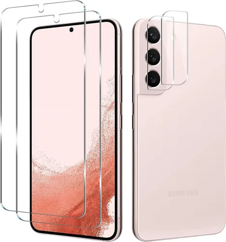 Miniatura 10 de BIGFACE Protector de pantalla de vidrio templado para Galaxy S22 Plus, paquete de 2, antiarañazos, desbloqueo ultrasónico de huellas dactilares