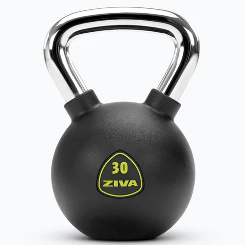 ZIVA - Pesa rusa de acero fundido macizo y caucho virgen de alta calidad, varios tamaños de 5 a 50 libras, diseño sin olor, agarre ergonómico y f)