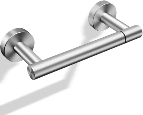Miniatura 17 de Day Moon™ Soporte de pared para papel higiénico blanco mate, soporte giratorio moderno para rollo de papel higiénico