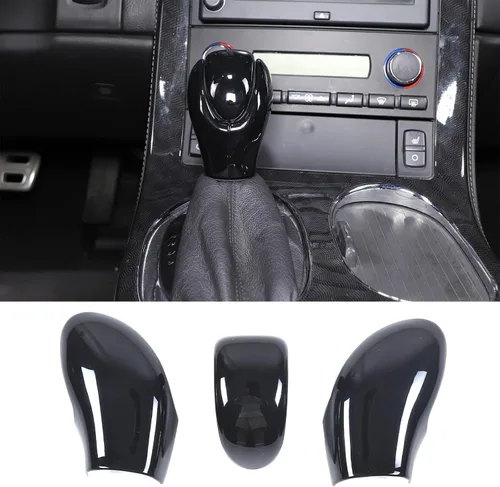 Miniatura 10 de PIUGILH Cubierta de Cabeza de Perilla de Palanca de Cambios Trim Compatible con Corvette C6 2005-2013 Accesorios Interiores, Cubierta de Cabeza