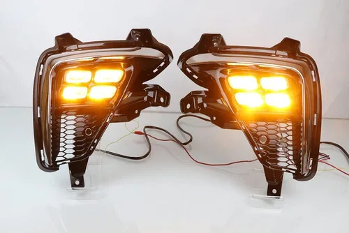 Miniatura 8 de Dreamseek Cuatro ojos LED DRL luz diurna para Kia K3 Forte Cerato BD 3ª generación 2019 2020 2021 montaje de lámpara antiniebla de conducción