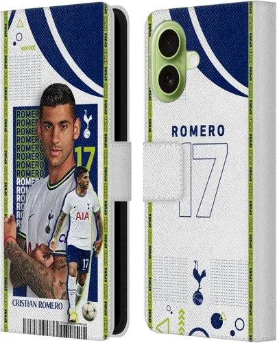 Miniatura 24 de Head Case Designs Officially Licensed Tottenham Hotspur F.C. Cristian Romero 2022/23 First Team Leather Wallet Case Compatible with Apple iPhone 11
