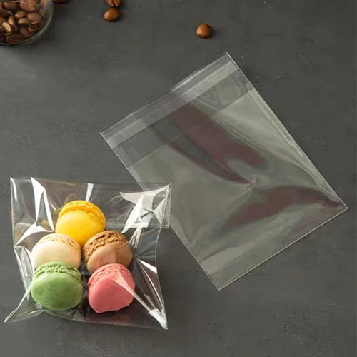 Miniatura 5 de SUREHOME Bolsas para galletas con sellado, 100 unidades, 4 x 4 pulgadas, bolsas de celofán autoadhesivas transparentes para embalaje de galletas