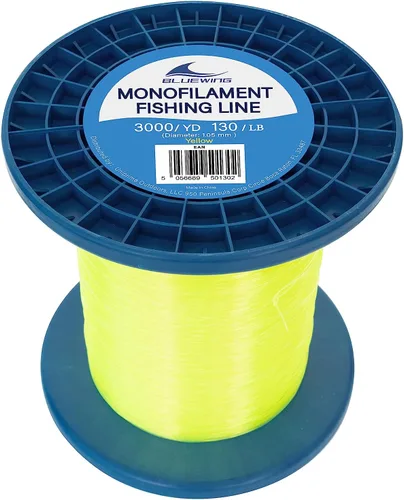 Miniatura 46 de BLUEWING Sedal de pesca monofilamento 6,8,10,12,15,20,25,30,40,50,60,80,100,130,250,300,400 libras, 50,100,500,1000,3000 yardas, hilo de pescar mono