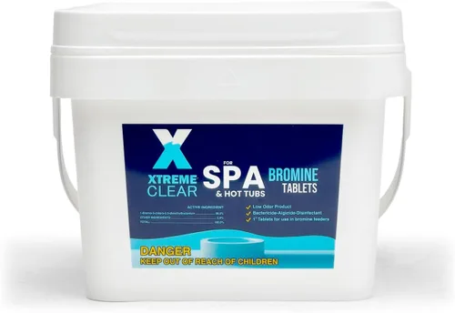 Miniatura 8 de Xtremeclear - Tabletas de bromo para spa y bañera de hidromasaje, botella de 1.5 libras, tabletas de 1 pulgada, desinfección de bajo olor, restaura
