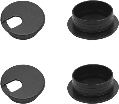 Miniatura 12 de MroMax Ojales de escritorio de plástico de 1.38 pulgadas (1.378 in), para organizar los ojales de escritorio, organizador de cables para el hogar