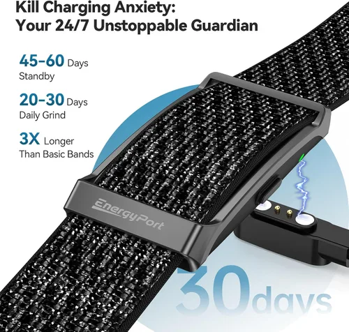 Miniatura 4 de EnergyPort Fitness Tracker,Wearable Health Smart Bracelet Band with Blood Oxygen 170+ Sport Mode 60-Day Battery,Lifetime Membership,Activity