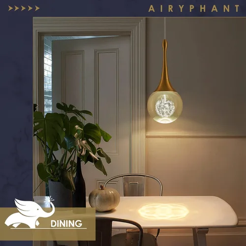 Miniatura 4 de Lámpara colgante LED moderna para isla de cocina, iluminación colgante de techo de cristal de lágrima dorada regulable para comedor, dormitorio