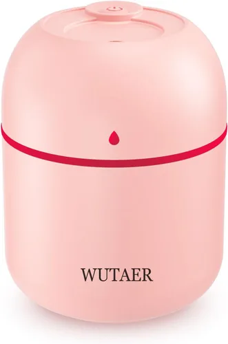 Miniatura 10 de Humidificador pequeño portátil, humidificador de escritorio personal USB para automóvil, oficina, dormitorio, apagado automático, 2 modos de niebla