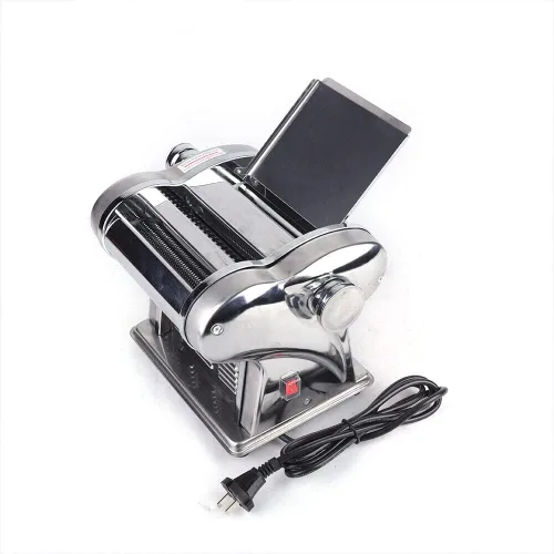 Miniatura 2 de Xuthusman 135 W Comercial Eléctrico Rodillo Sheeter Fideos Pasta Maker Máquina Máquina de Prensa Fideos Producción Inoxidable 0.157 in 110V