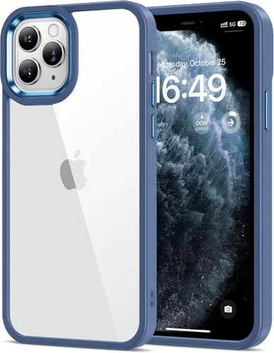 Miniatura 139 de HOOMIL Funda para iPhone 11 Pro Max de 6.5 pulgadas, antiamarilleo, protección contra caídas, carcasa trasera dura transparente antiarañazos