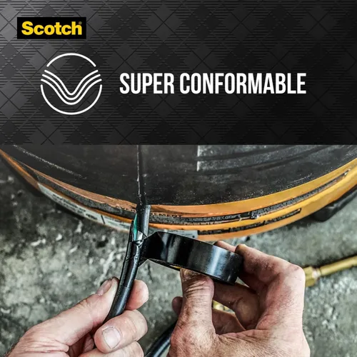Miniatura 7 de 3M Scotch Super 33+ Cinta eléctrica de vinilo, 0.75 pulgadas por 66 pies