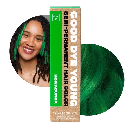 Miniatura 8 de Good Dye Young Streaks and Strands - Tinte acondicionador semipermanente con protección UV (Ruina azul), sin PPD, sin crueldad animal y vegano, dura