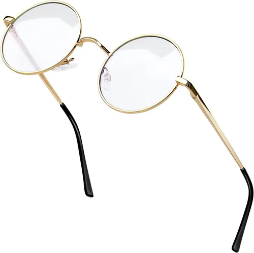Miniatura 72 de KANASTAL Gafas de sol redondas polarizadas para mujeres y hombres, estilo hippie con protección UV400