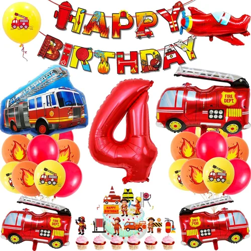 Miniatura 9 de Suministros de Cumpleaños de Construcción para Niños de 2 Años - Kit de Guirnalda de Globos para Decoraciones de Fiesta de Cuarentena