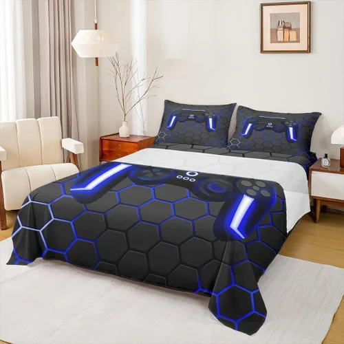 Miniatura 43 de Juego de sábanas de camping Happy Camping para niños Queen 4 piezas, juego de ropa de cama de autocaravana, juego de sábanas de accesorios de coche